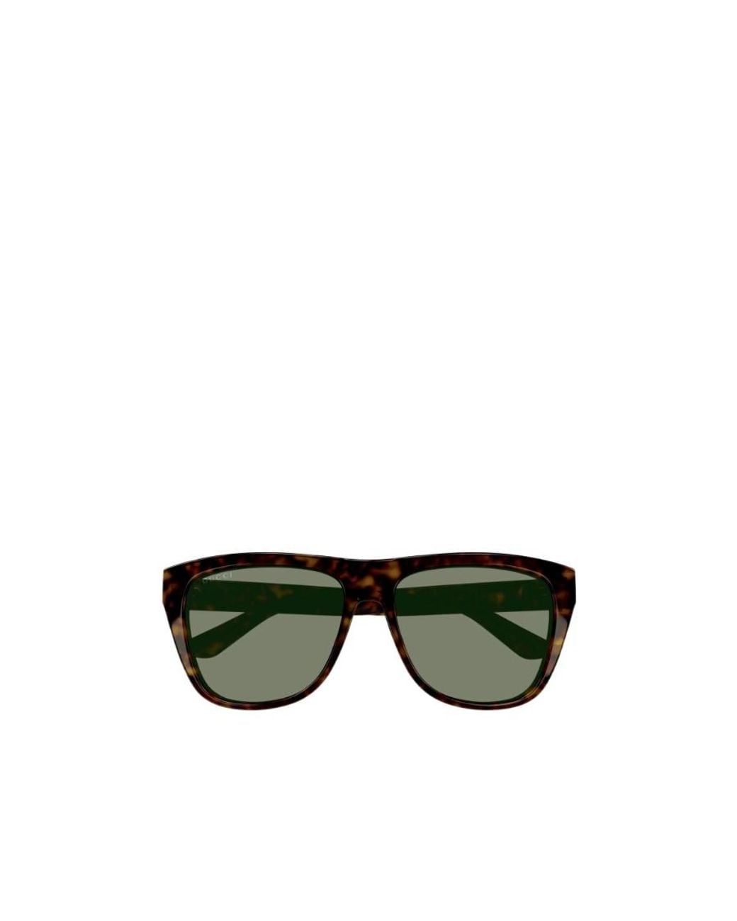 Gucci Green Eyewear Aviator Frame Sunglasses for men