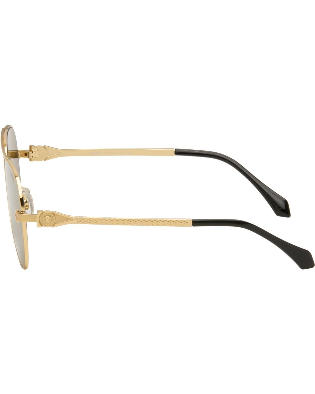 Versace Yellow Avanti Pilot Sunglasses for men