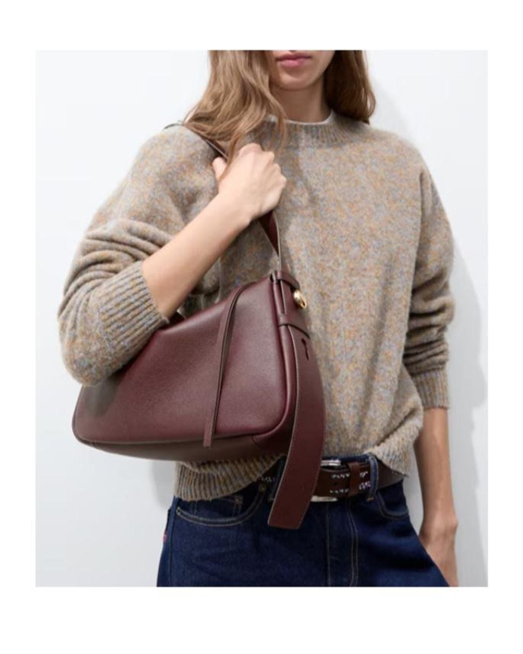 Tory Burch Brown Romy Shoulder Bag