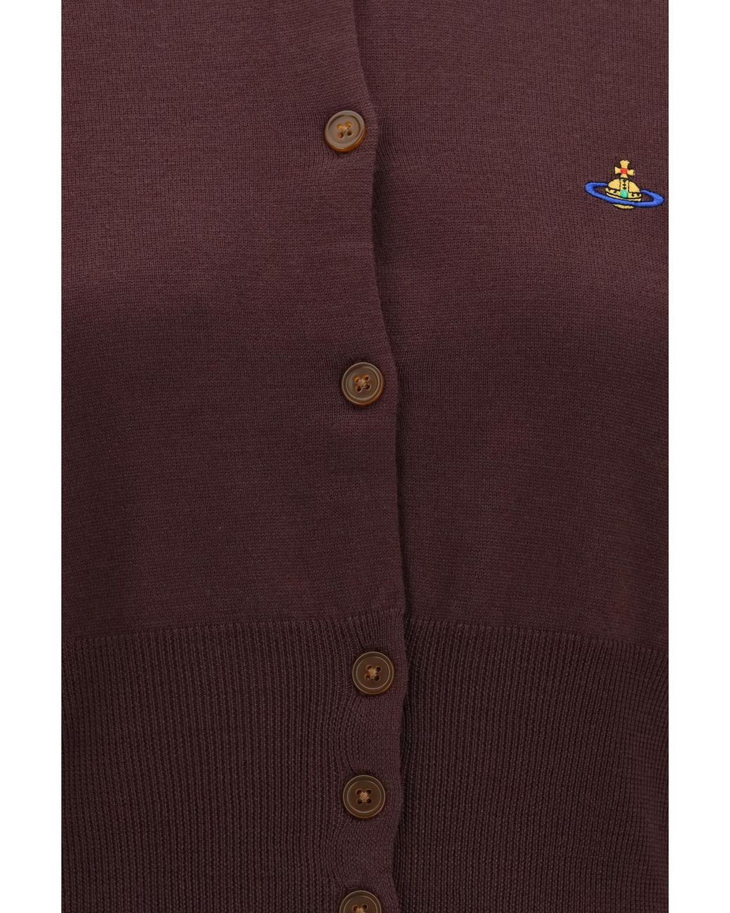 Vivienne Westwood Red Bea Cropped Cardigan