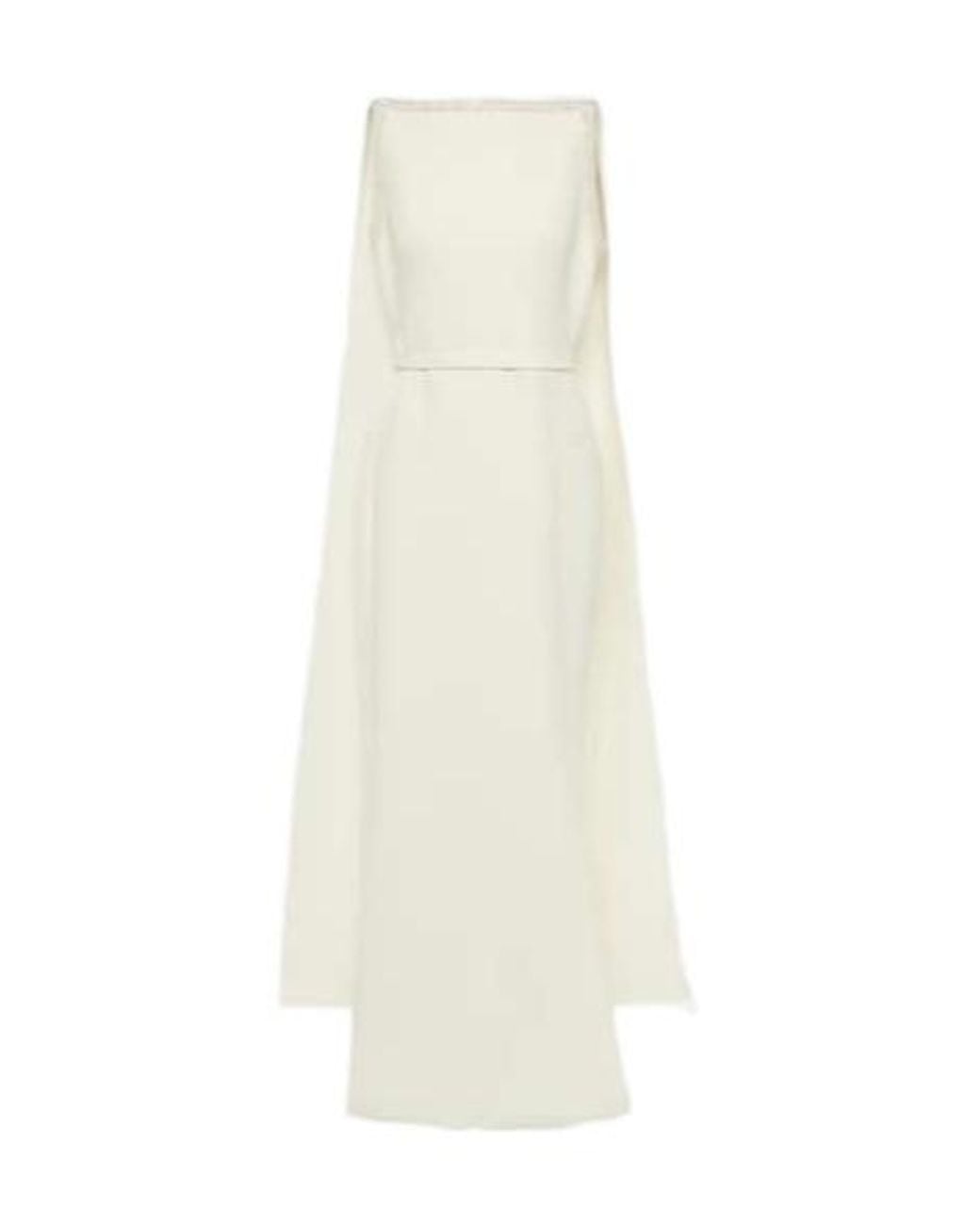 Safiyaa White Bridal Ginevra Embellished Gown