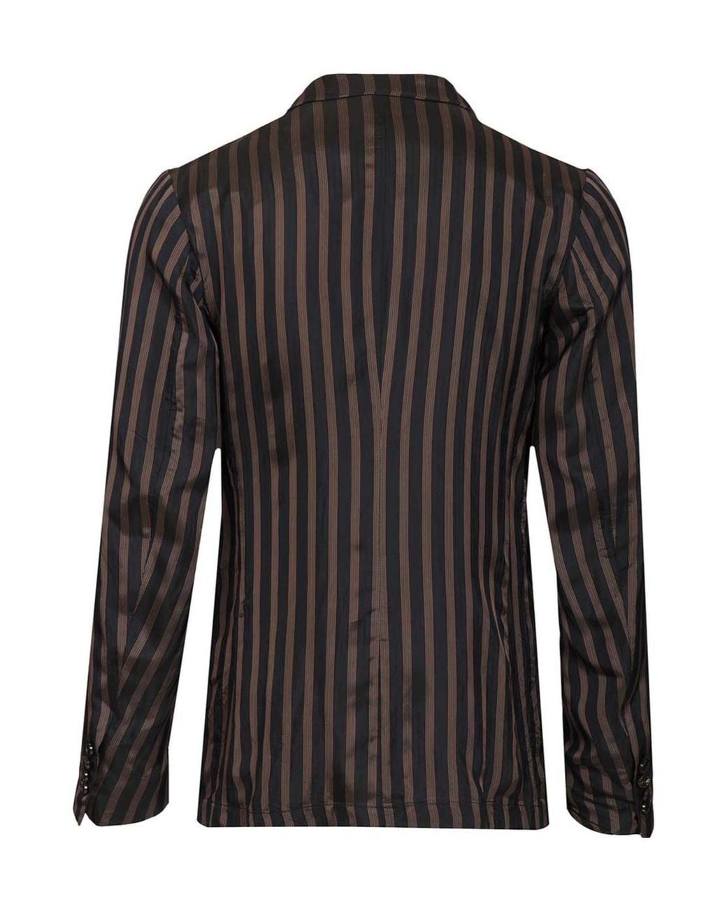 Dries Van Noten Black Unstructured Cupro Blazer for men