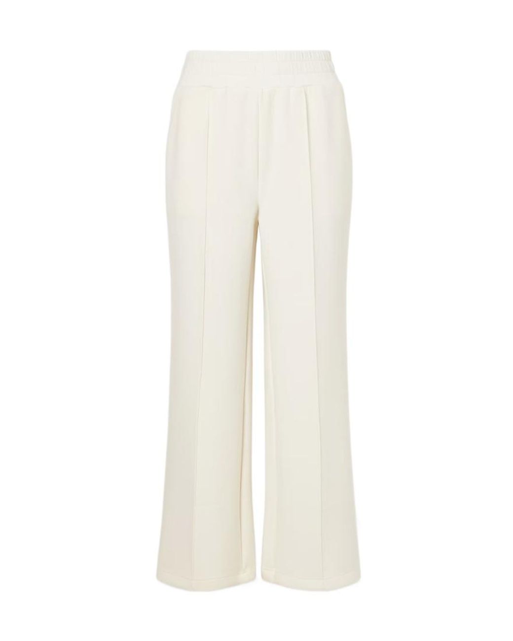 Varley White Elastic Waist Casual Pants