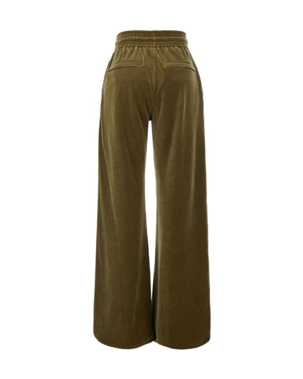 Phoebe Philo Green Elastic-Waist Athletic Pants