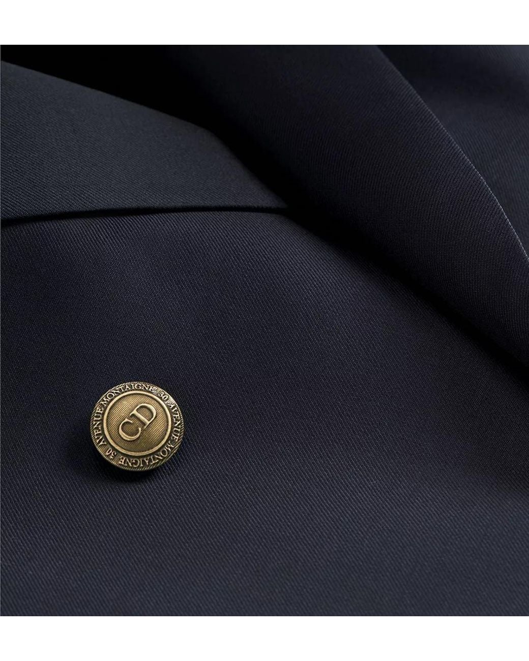 Dior Blue Double-Breasted Jacket for men