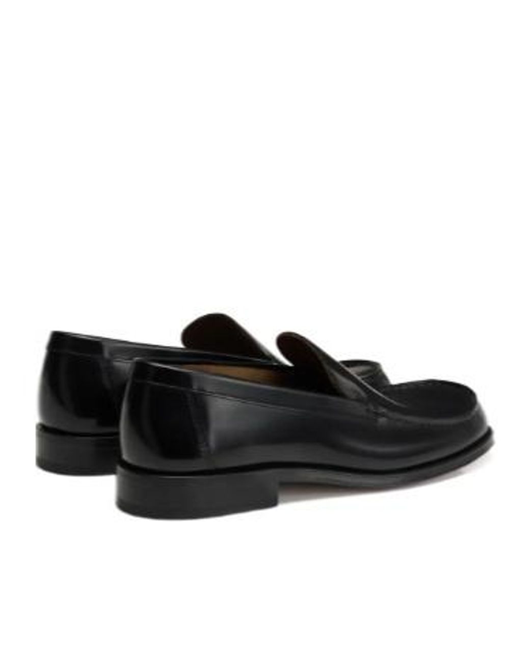 Lemaire Black Shiny Loafers