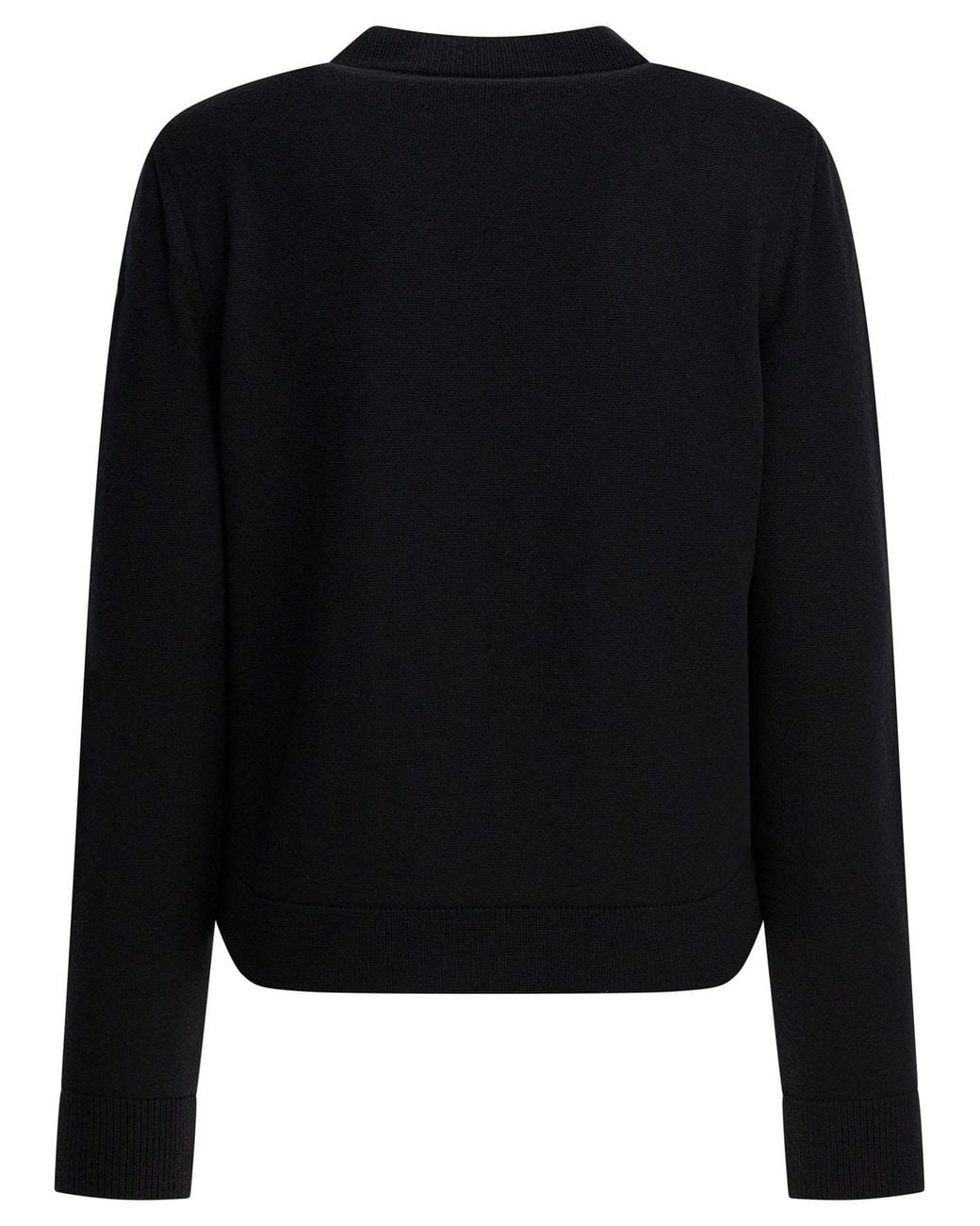 Moncler Black Padded Zip-Up Cardigan