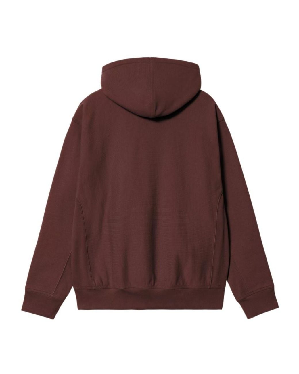 Carhartt Brown American Script Logo-Embroidered Hoodie for men
