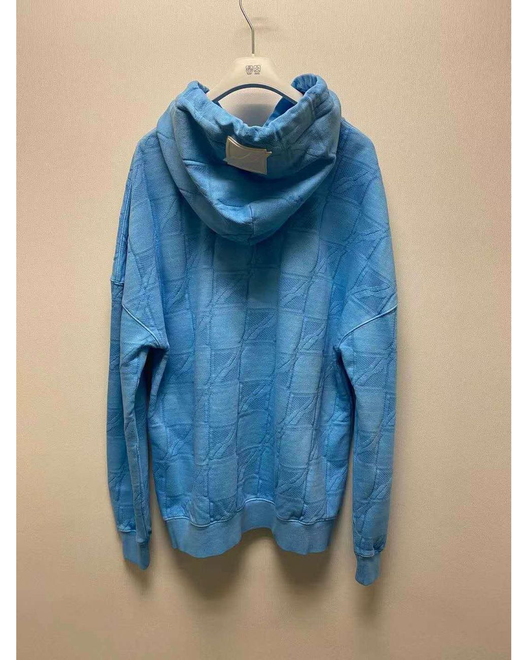 we11done Blue Printed Pattern Sweater for men