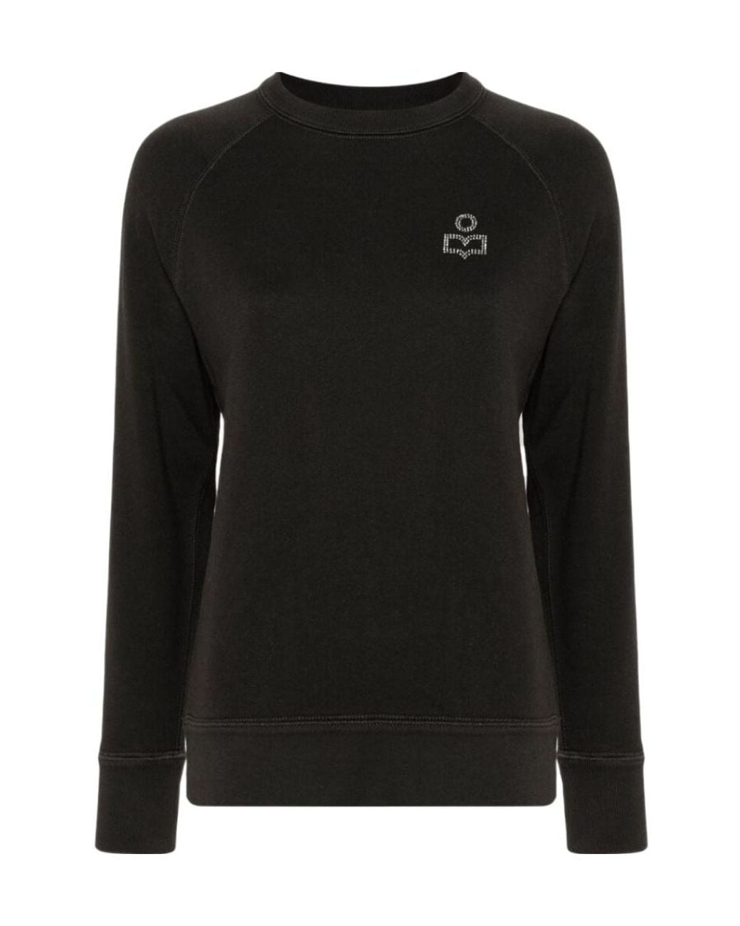 Isabel Marant Black Isabel Marant Étoile Milla Embellished Crewneck Sweatshirt