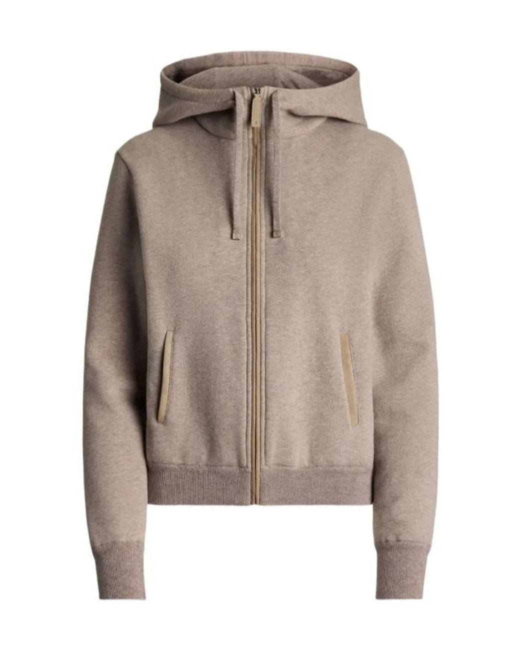 Ralph Lauren Brown Zip-Up Hoodie