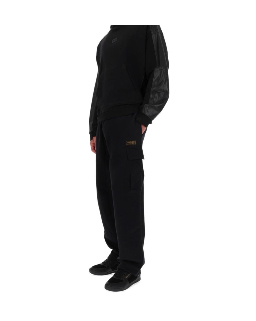 Versace Jeans Couture Black Cargo Jogger Pants for men