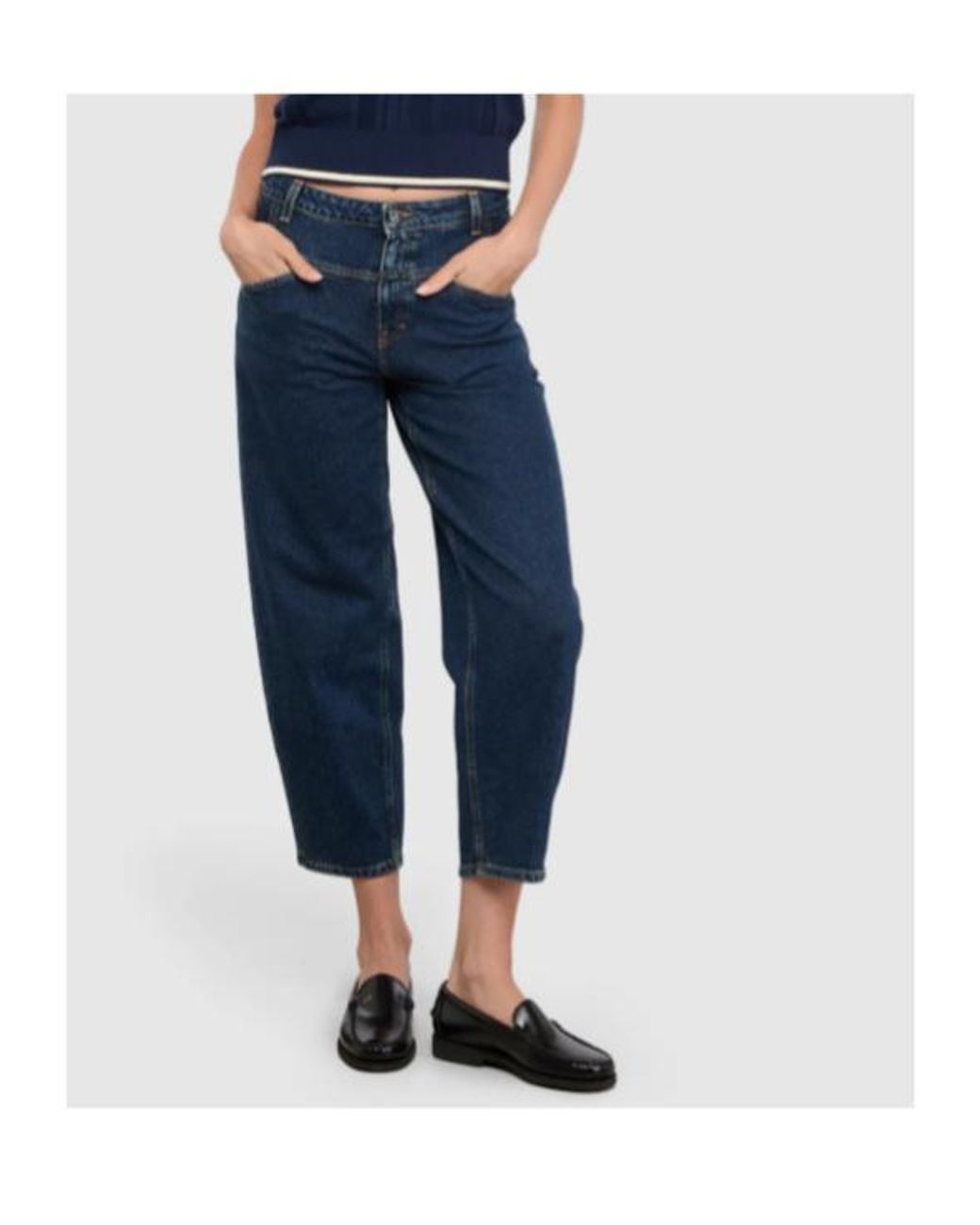 Closed Blue Stover X Relaxed Jeans