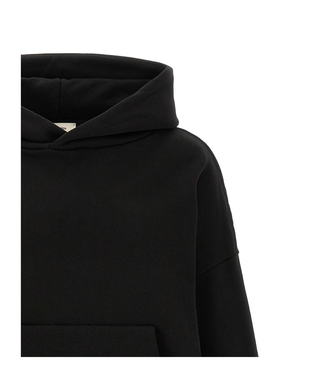Entire studios Black Heavy Hood Hoodie for men
