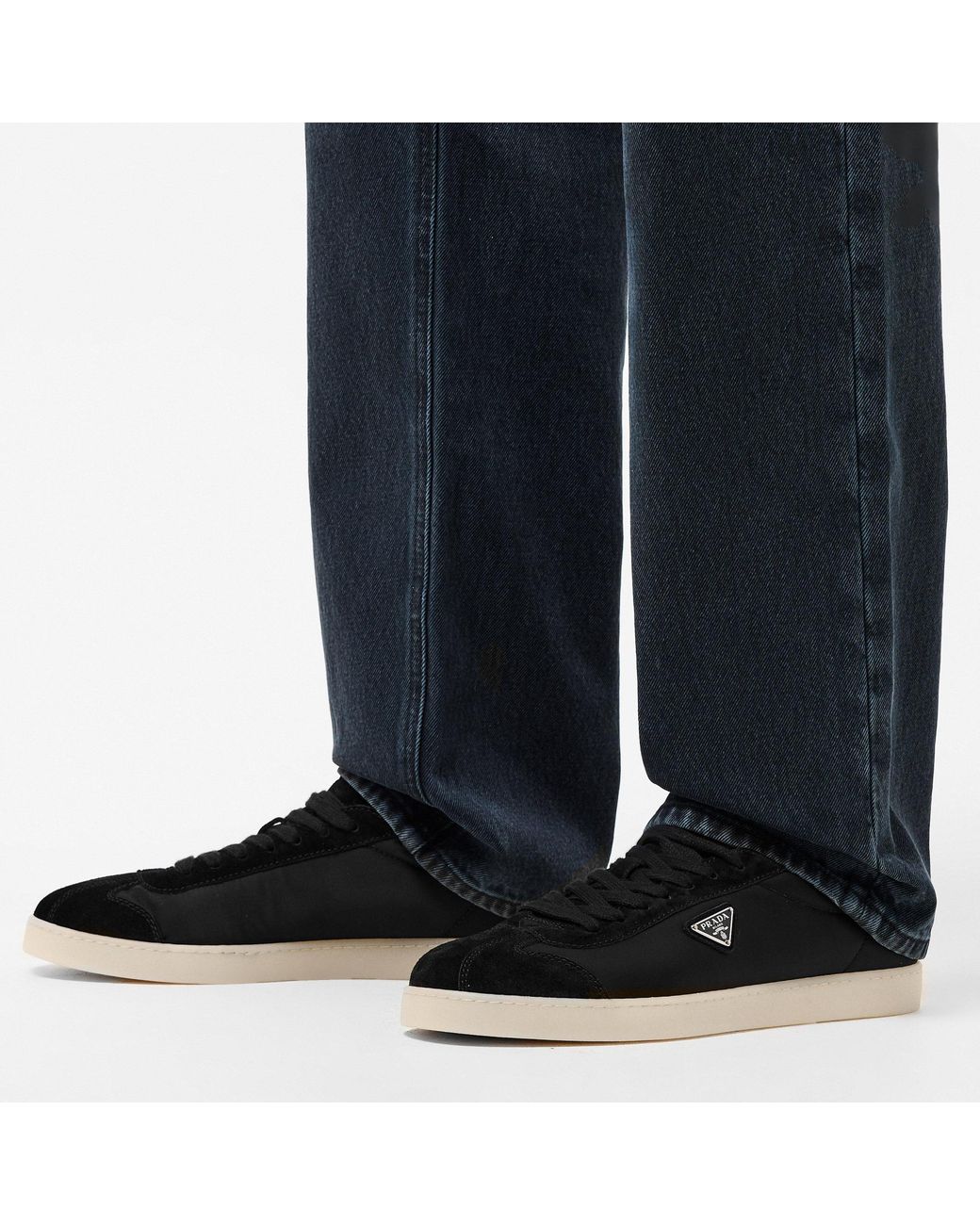 Prada Blue Low-Top Sneakers for men