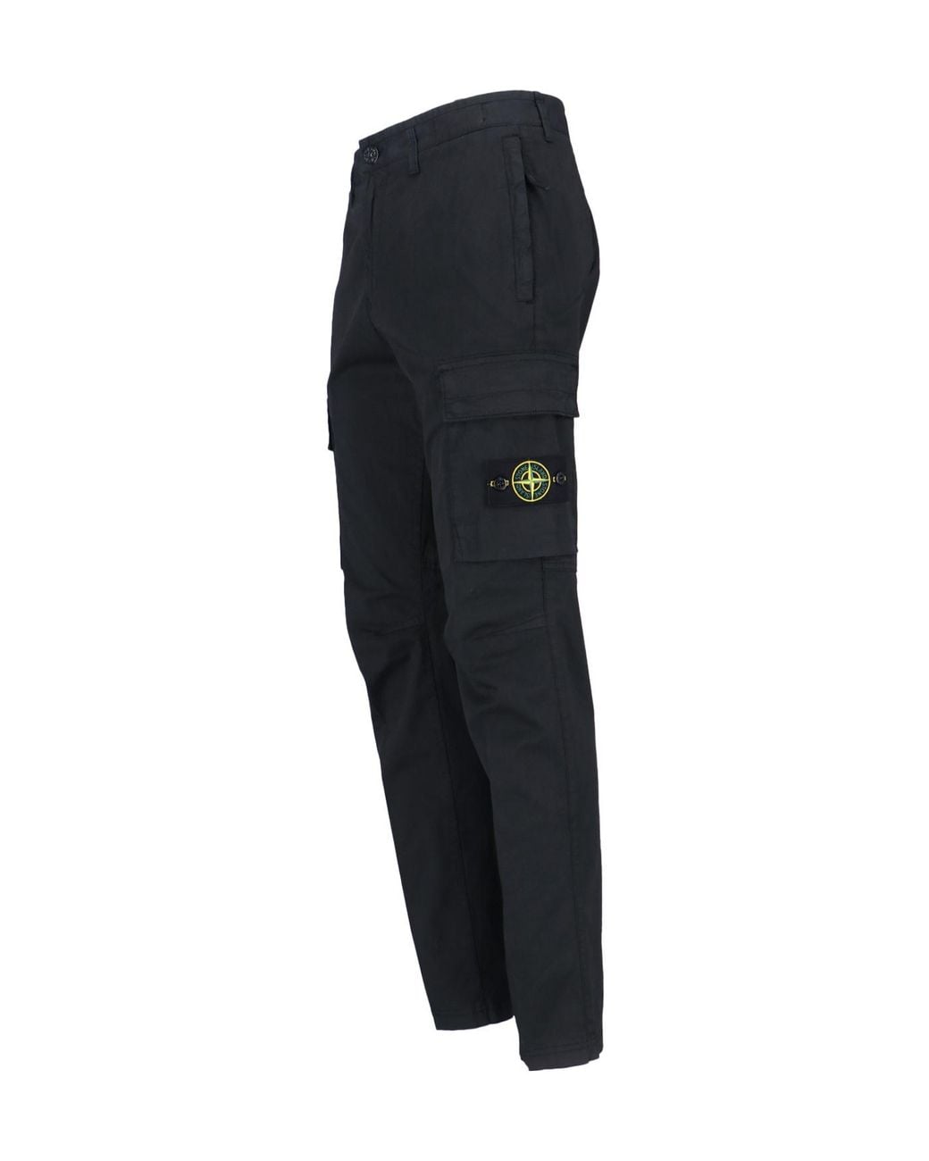 Stone Island Blue '3100304 Supima' Cargo Pants for men
