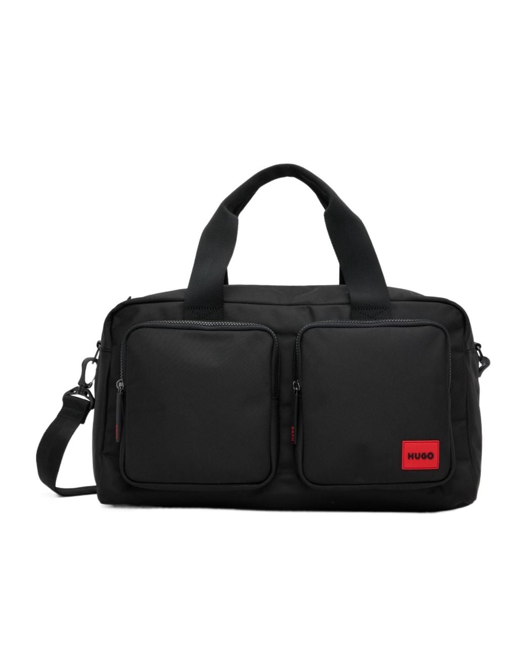 Boss Black Logo Double Handle Travel Bag for men