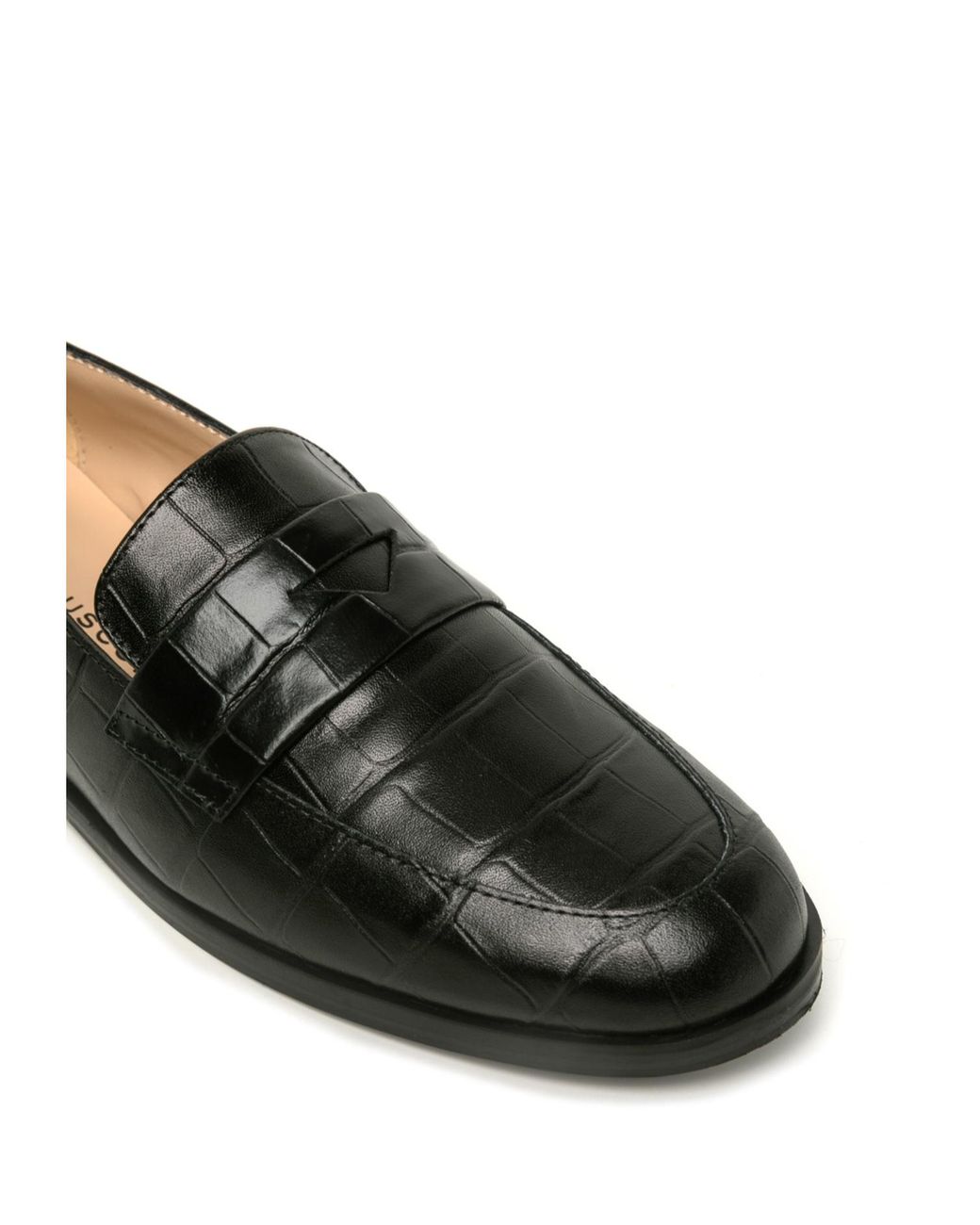 Fabio Rusconi Black Logo Loafers