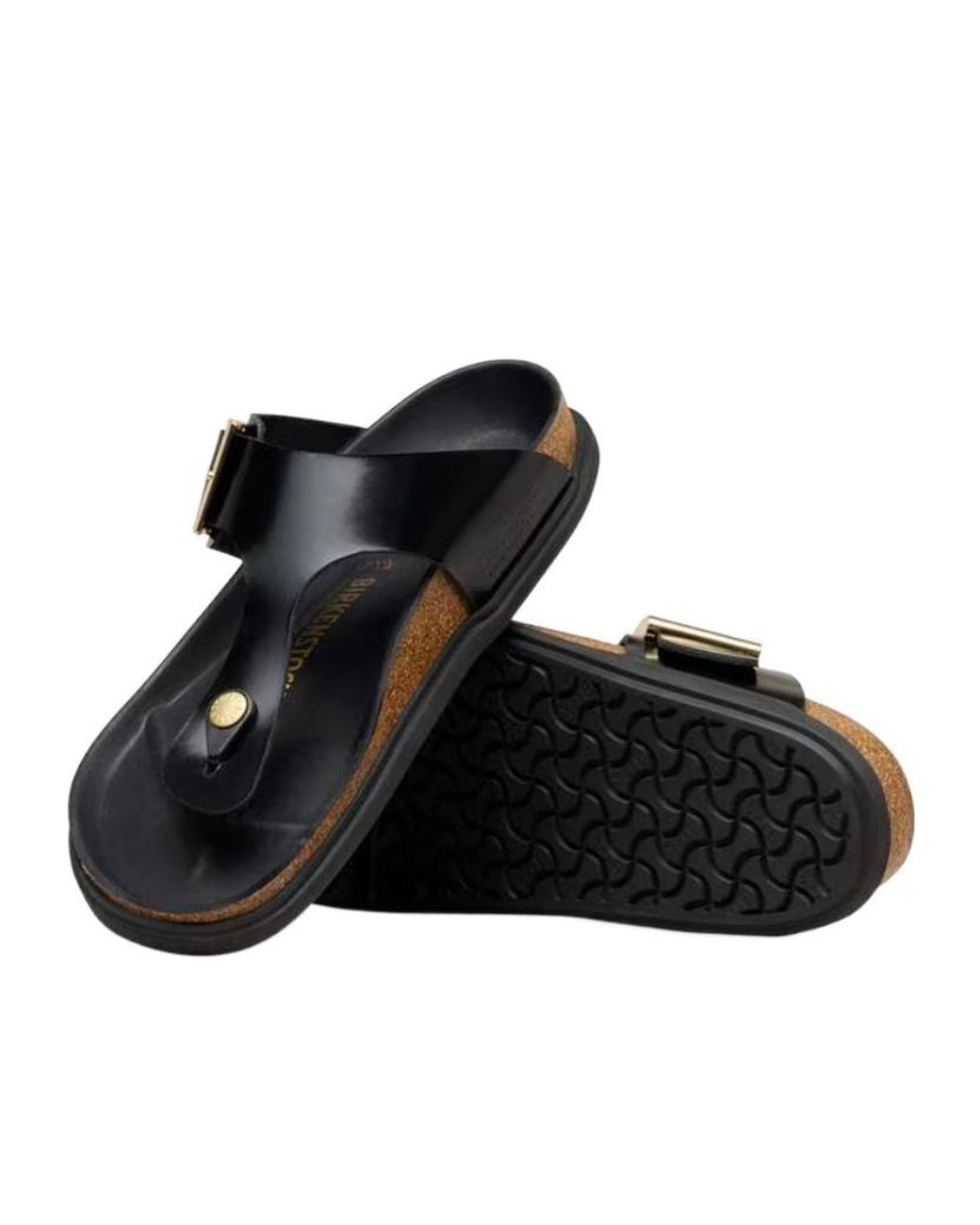 Birkenstock Brown Gizeh Buckle Flip-Flops Slides