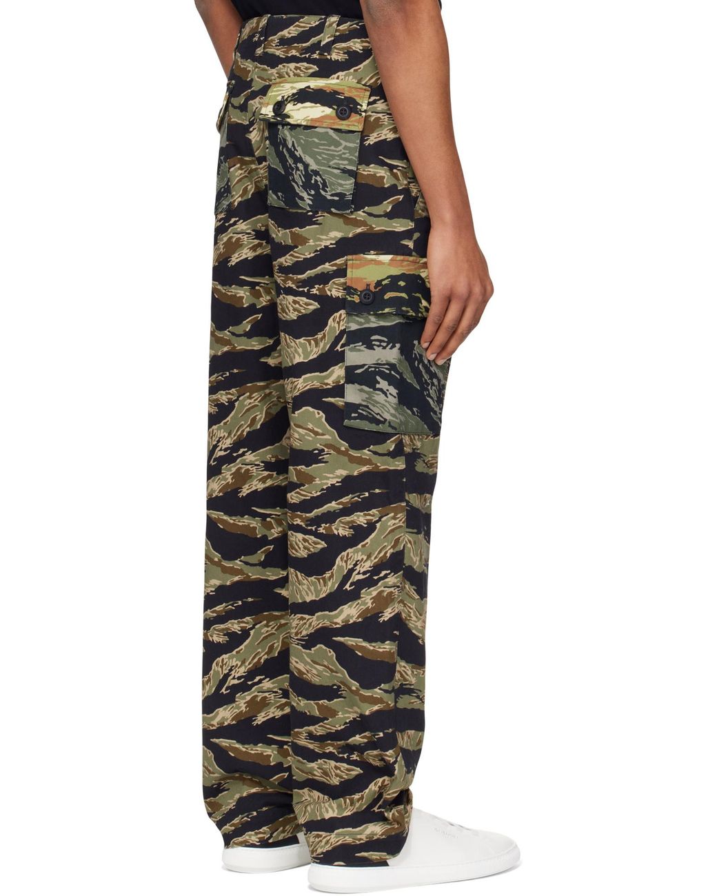 Givenchy Gray Patterned Casual Pants for men