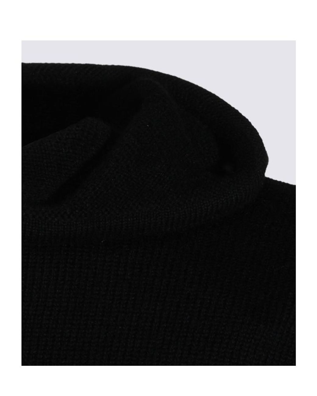 Antonelli Black Relaxed Hooded Sweater