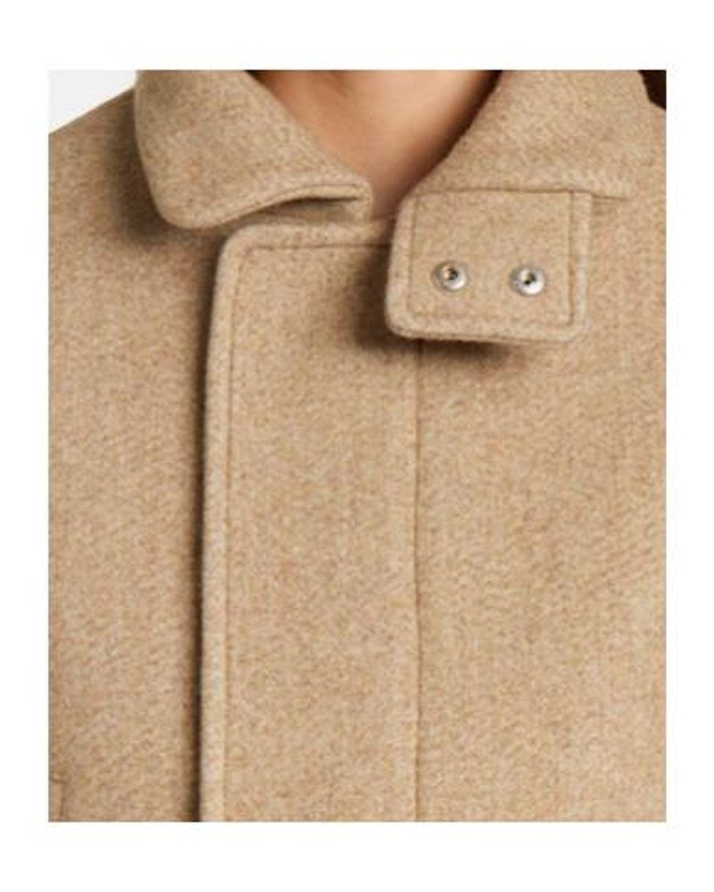 Victoria Beckham Natural Wool-Blend Jacket