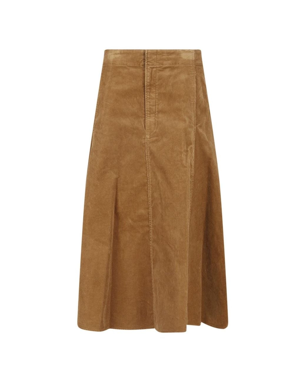 Polo Ralph Lauren Brown Ralph Lauren A-Line Midi Skirt