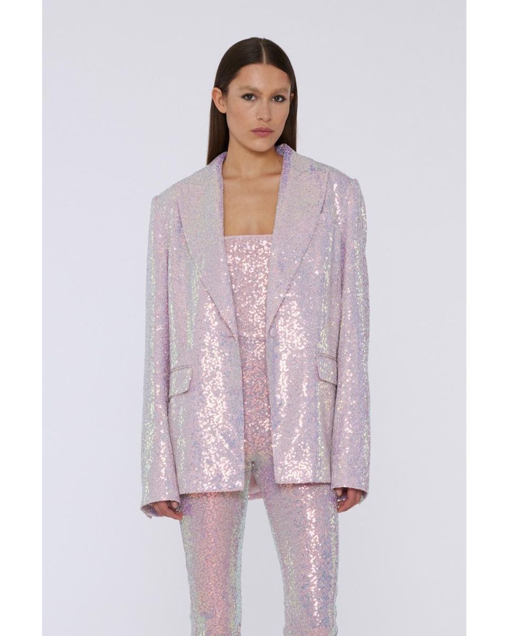 ROTATE BIRGER CHRISTENSEN Purple Blazers