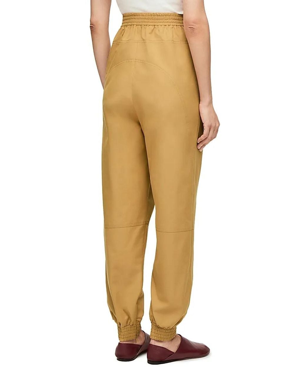 Loewe Yellow Elasticated-Waist Trousers