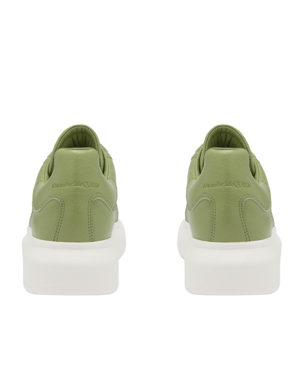 McQueen Green Lace-Up Sneakers