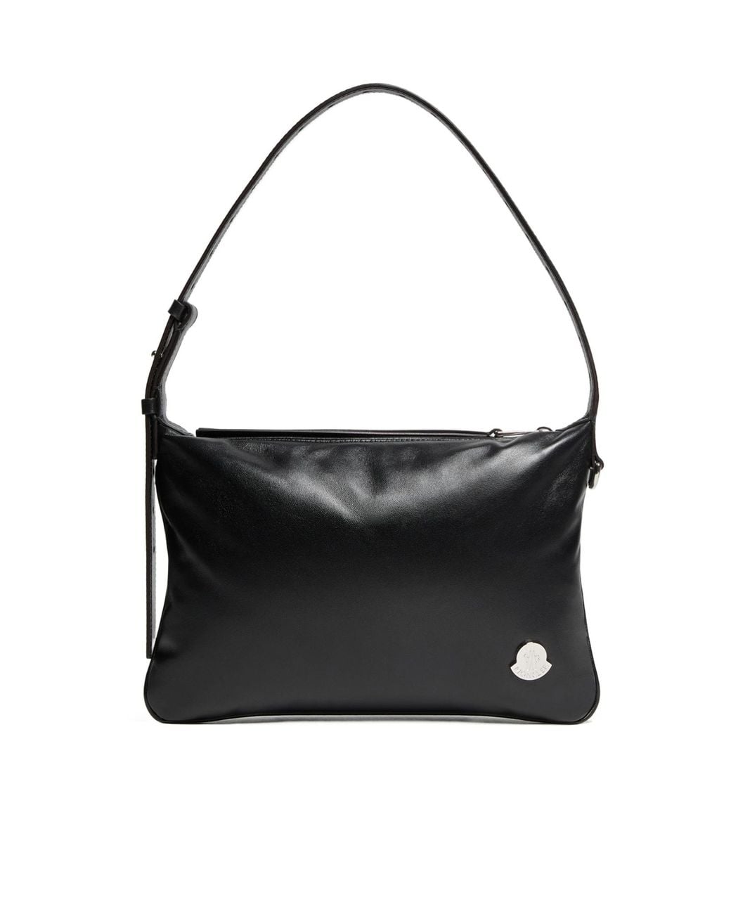 Moncler Black Vetta Zip-Up Shoulder Bag