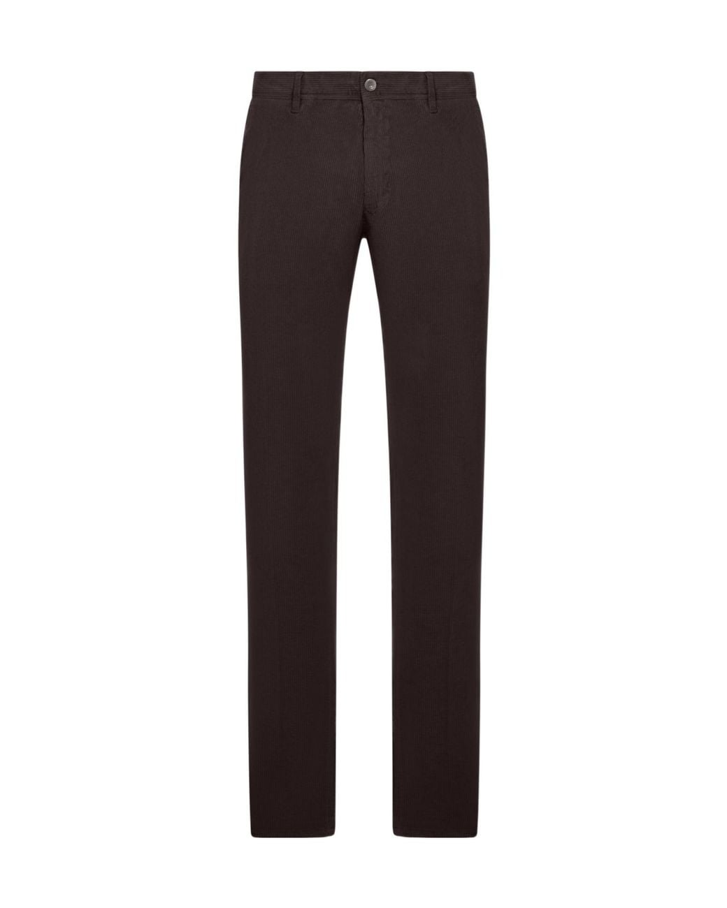 Incotex Black Ribbed Trousers for men