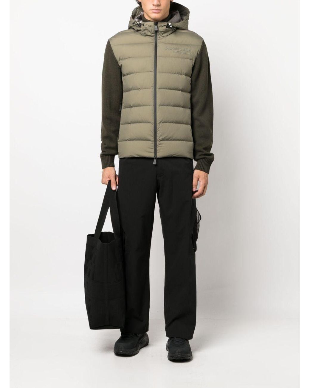 Moncler Green Long-Sleeved Sweater for men