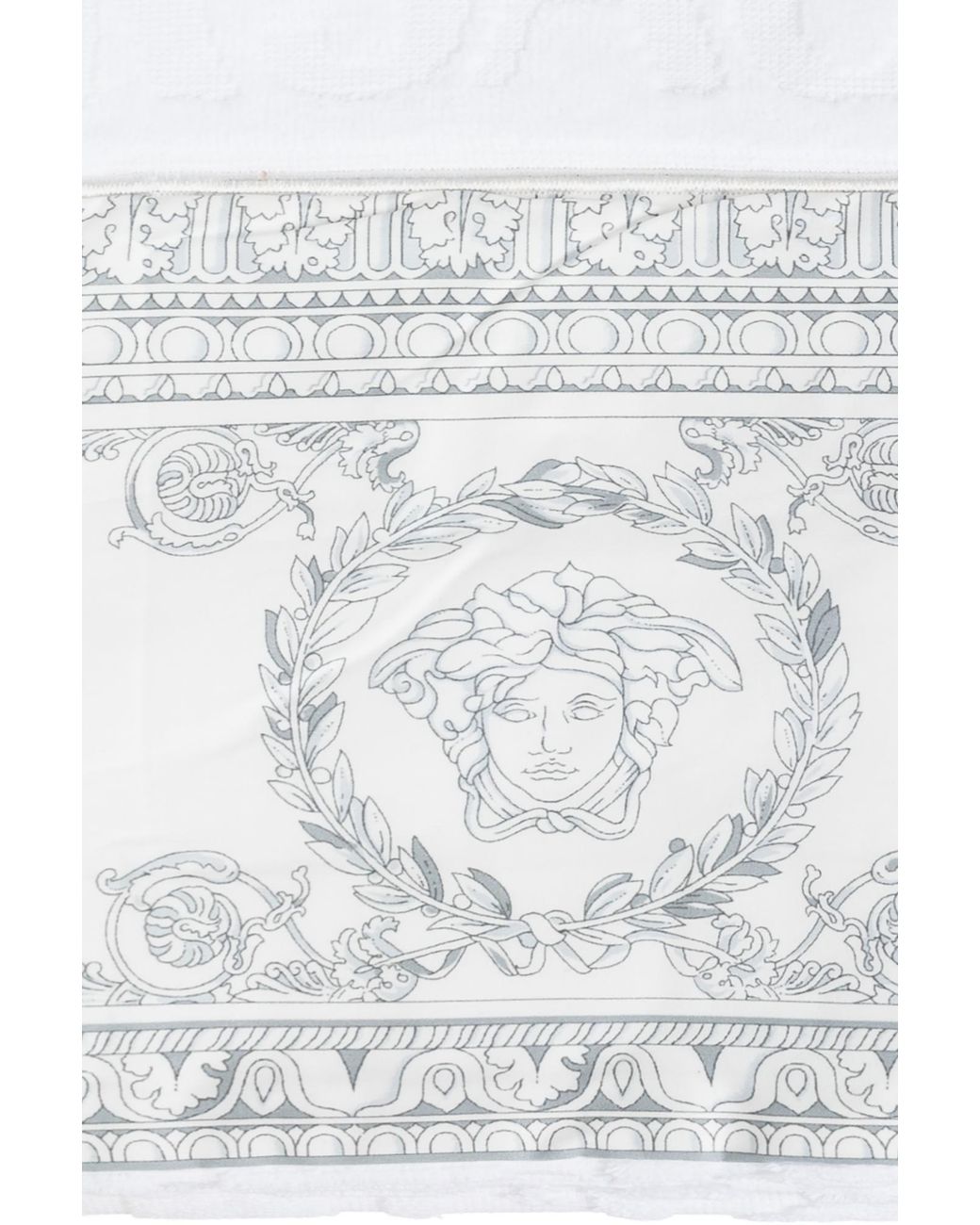 Versace White Pattern Bath Towel for men