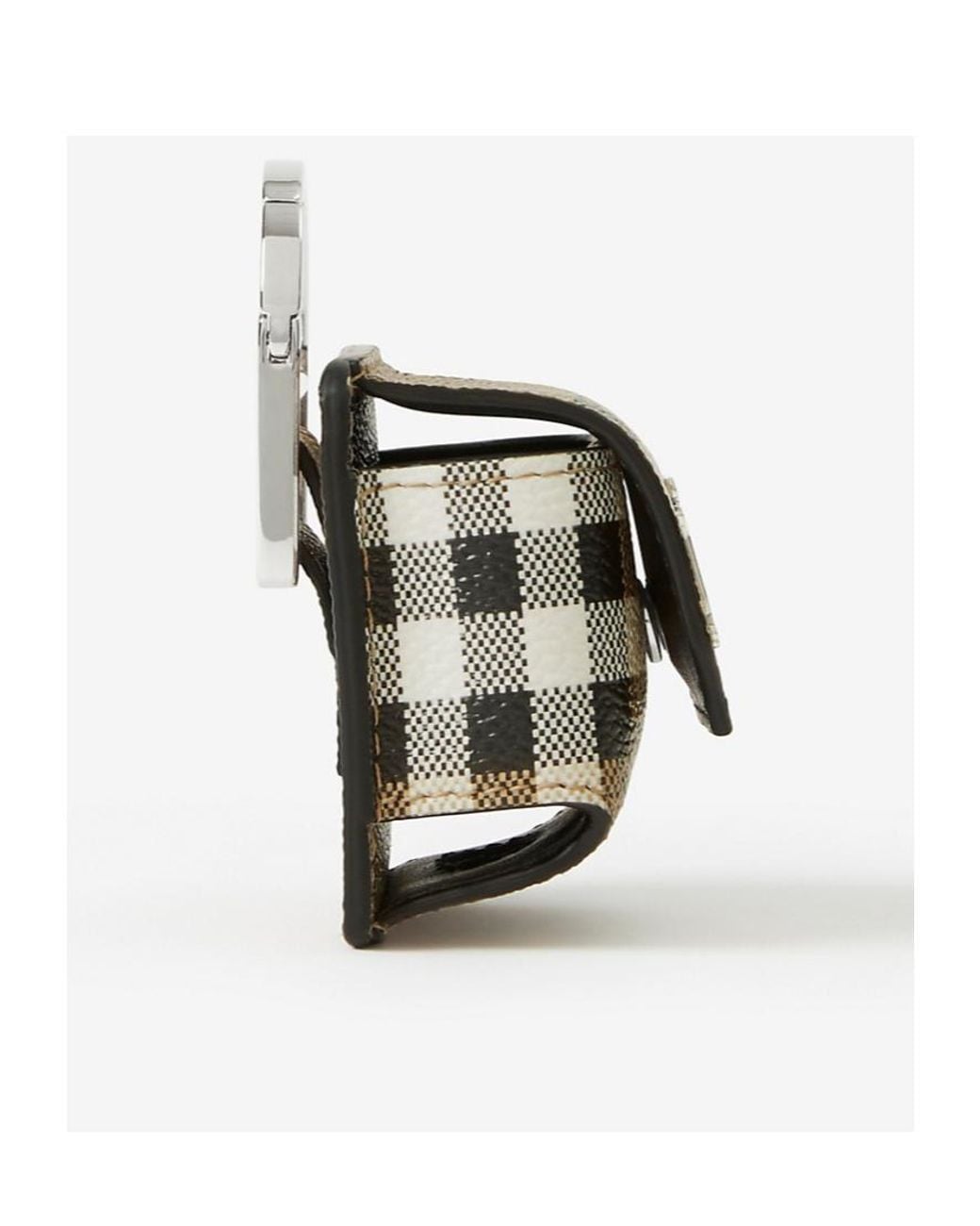 Burberry Metallic Logo Plaque Foldover Airpod Pro Case for men