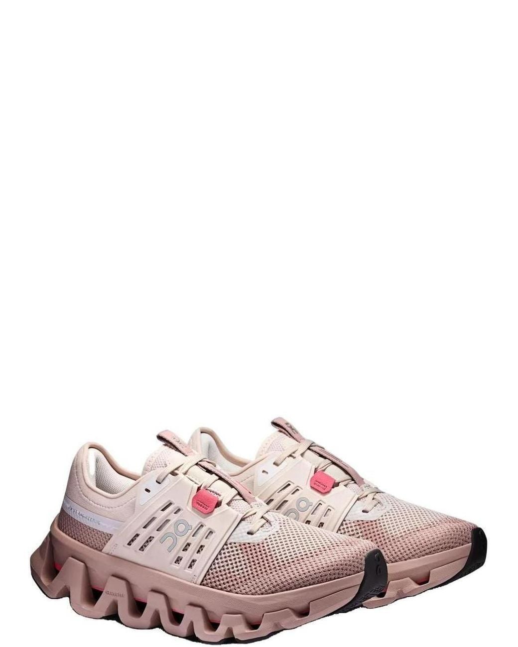 On Shoes Pink Lace-Up Sneakers