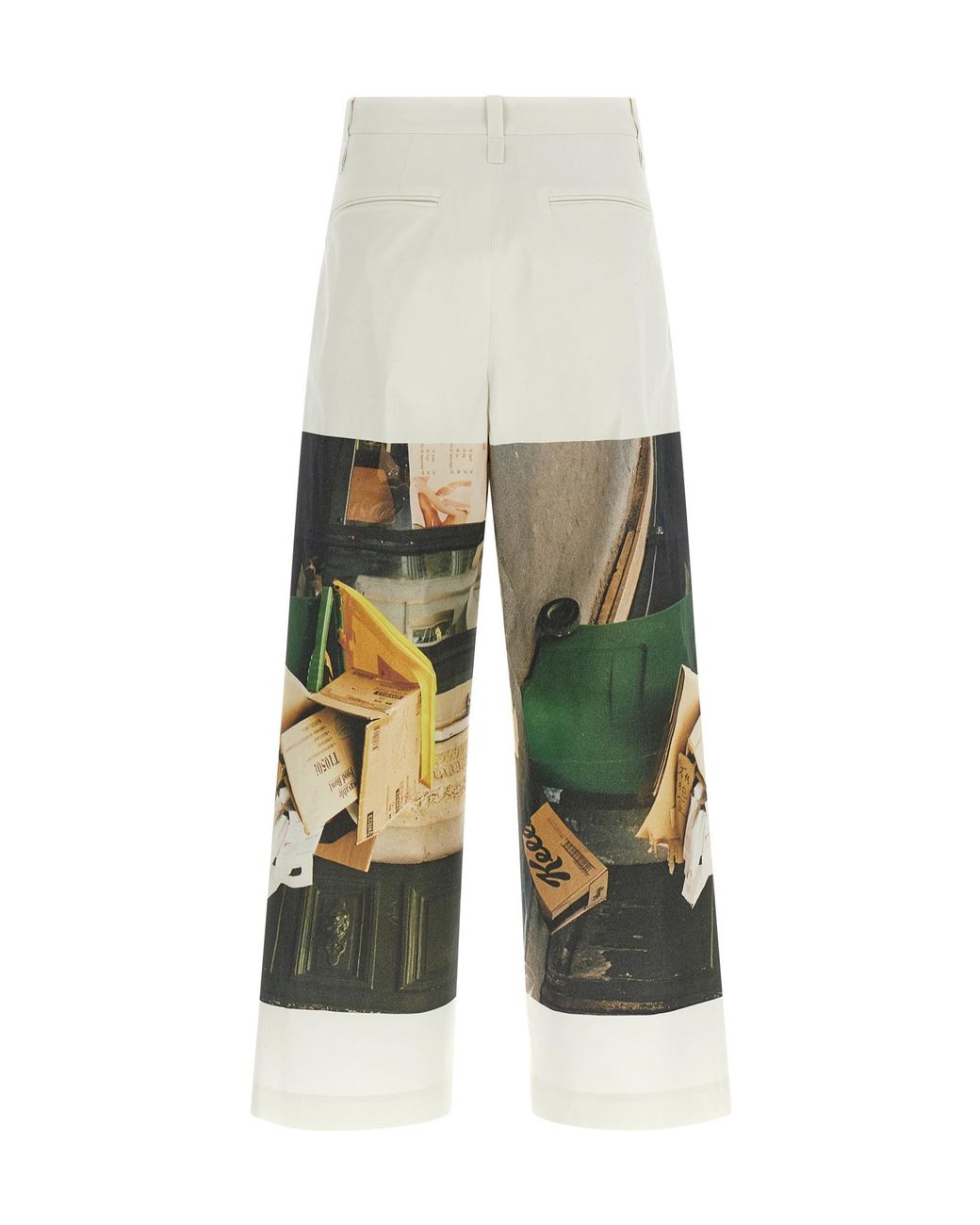 Issey Miyake White Street View Pants