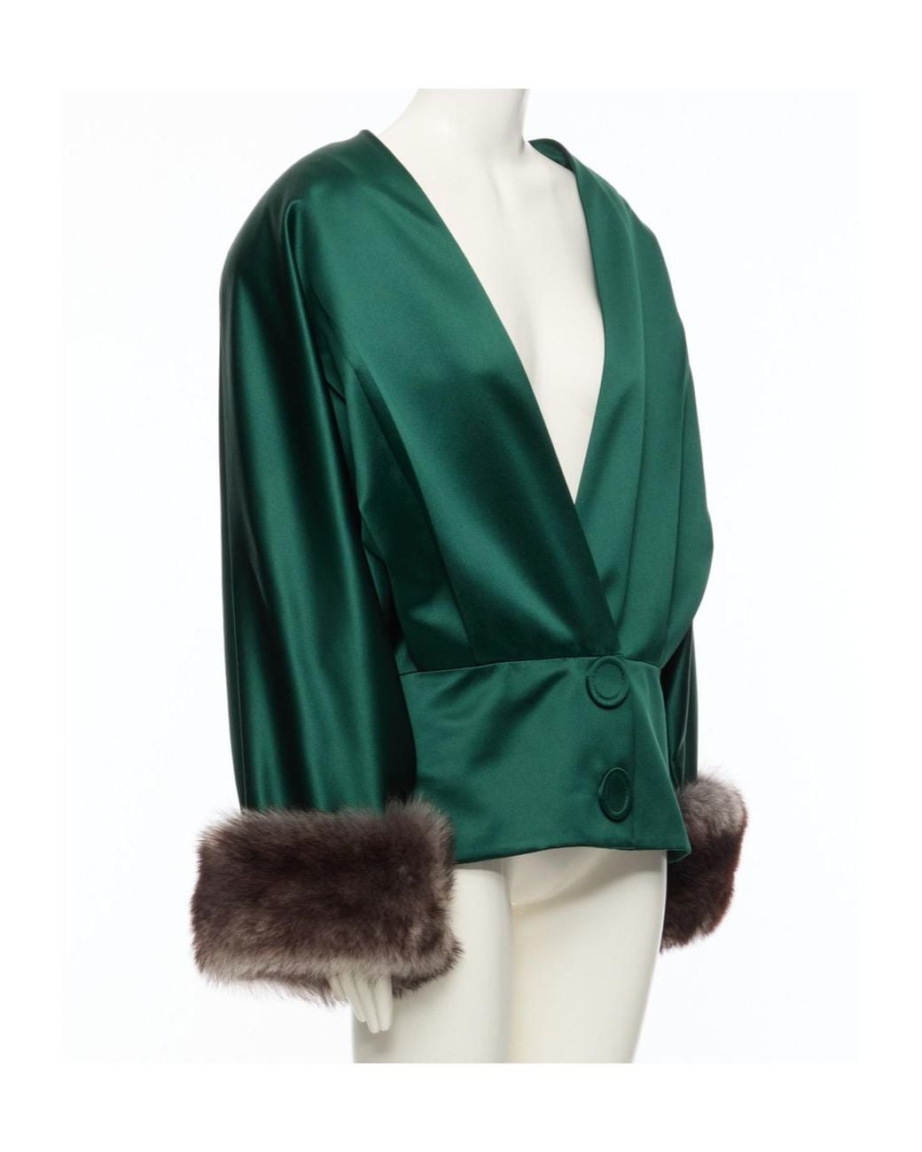 Valentino Green Long-Sleeved Jacket