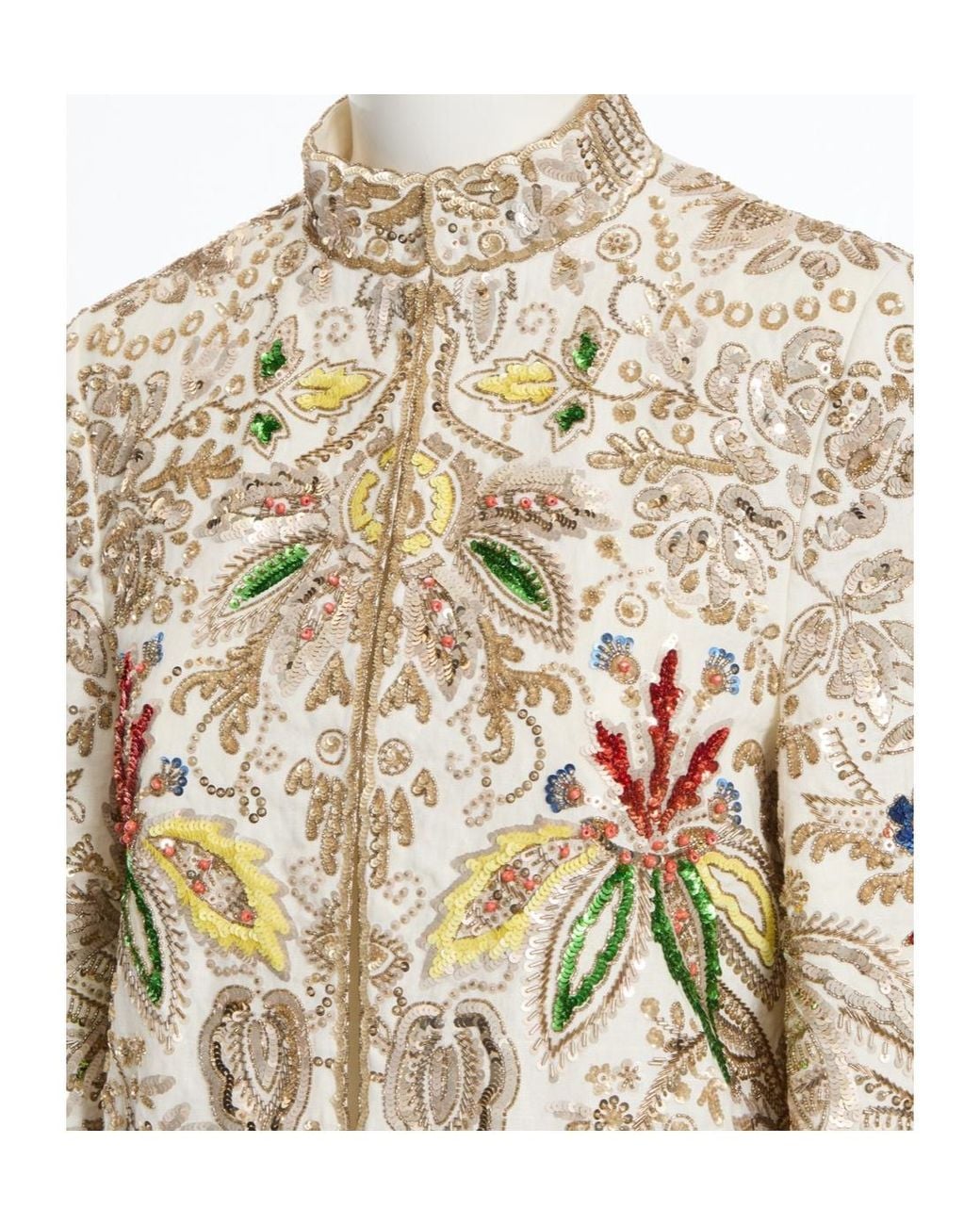 Valentino White Long-Sleeve Casual Jacket