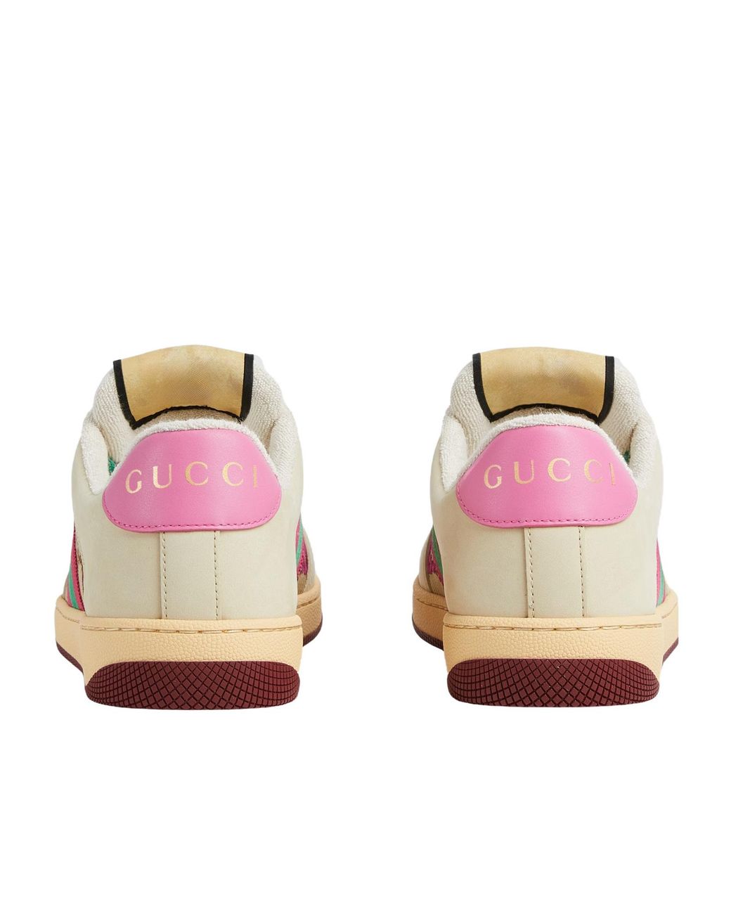 Gucci Green Screener Low-Top Sneakers