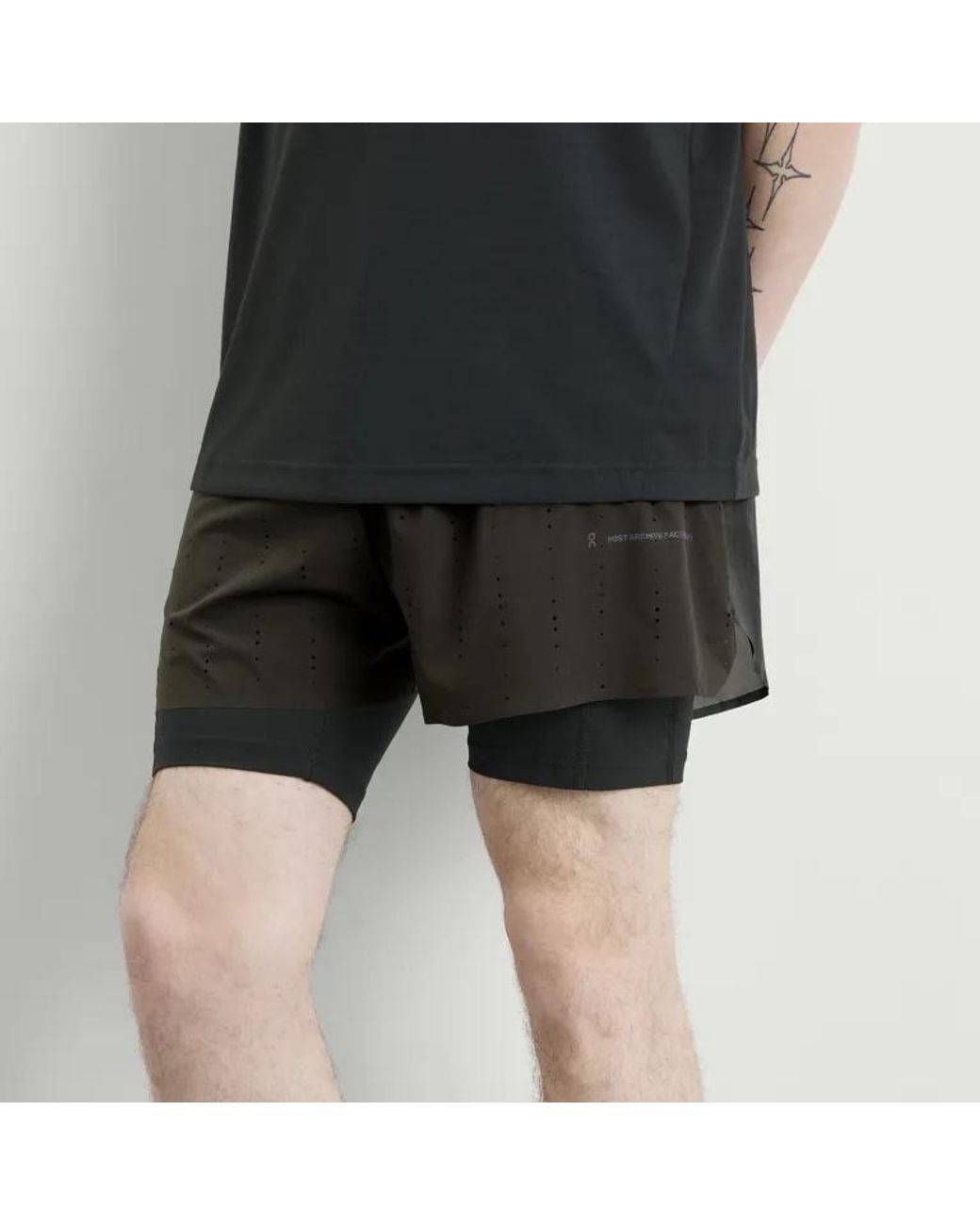 Post Archive Faction PAF Black On X Paf Zero 2-In-1 Shorts for men