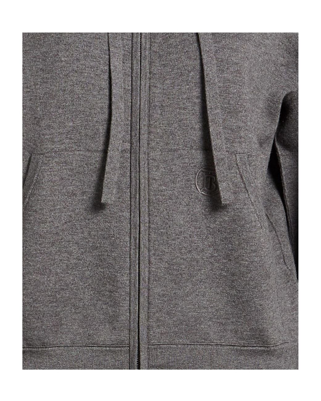 Burberry Gray Lightweight Knit Cardigan