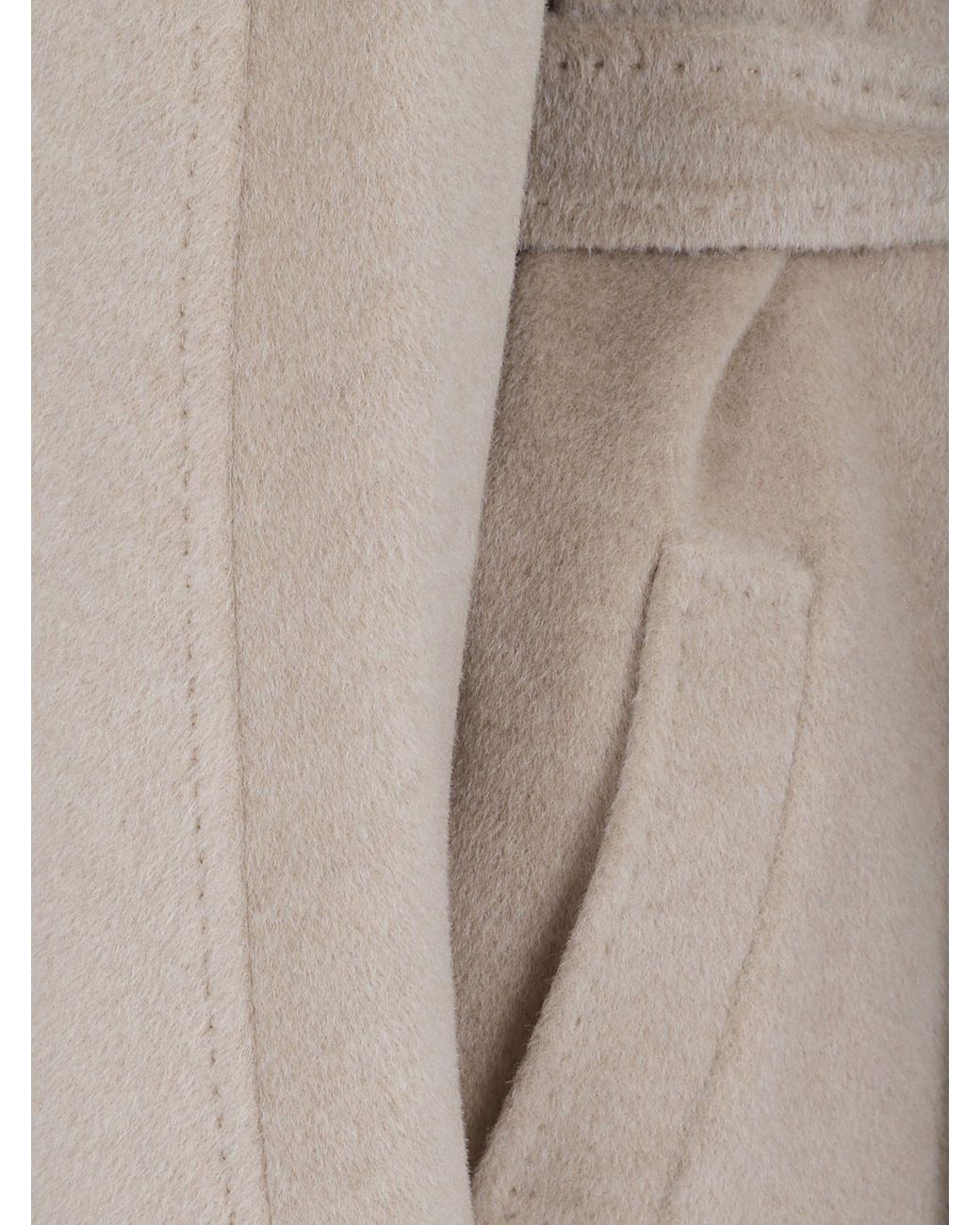 Weekend by Maxmara Natural Tempera Belted Long-Sleeved Coat