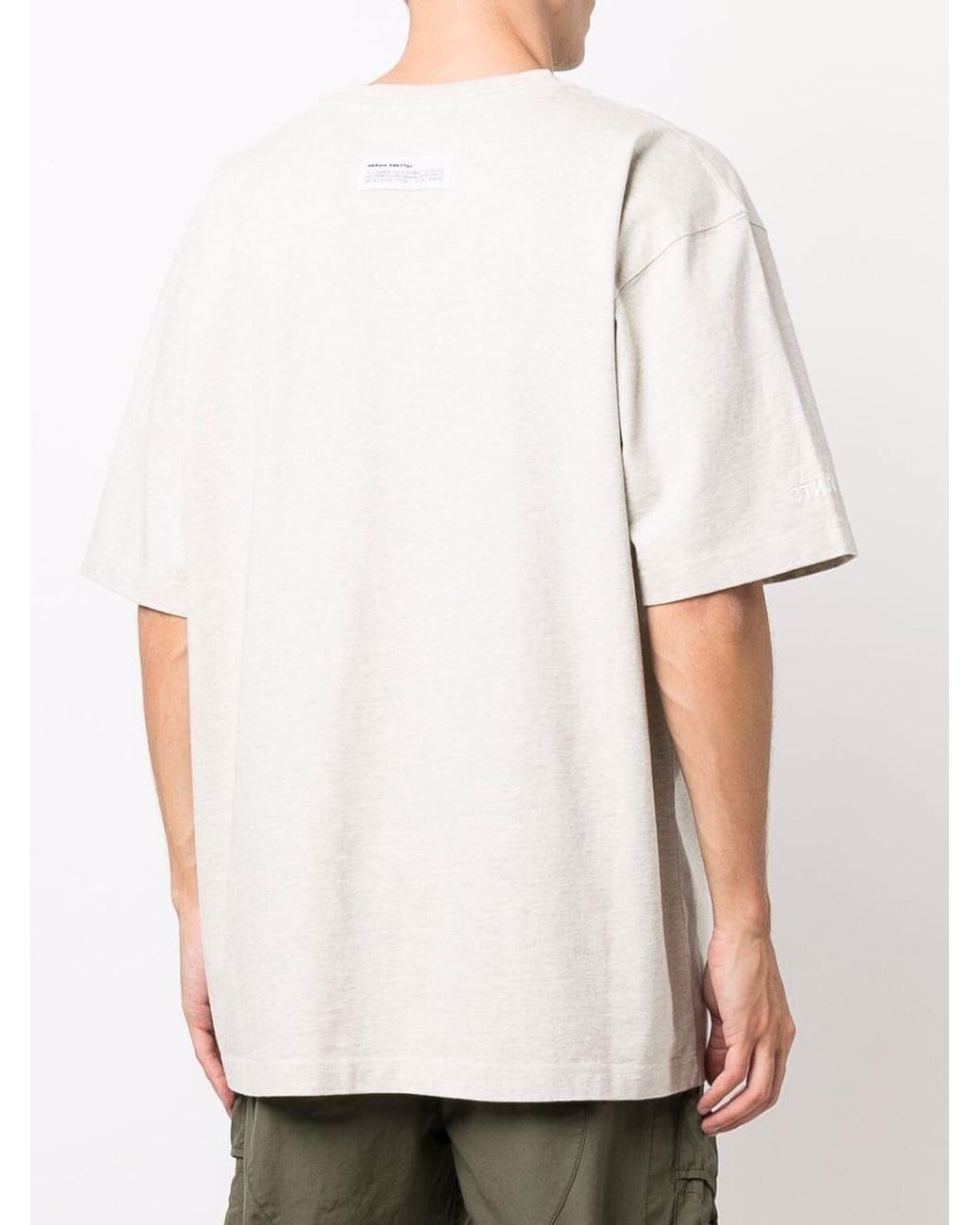 Heron Preston White Censored Cotton T-Shirt for men