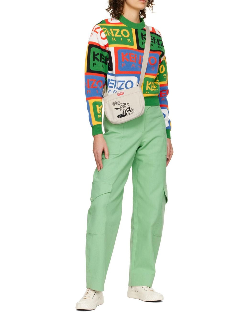 KENZO Natural Small 'Boke Boy' Tote for men