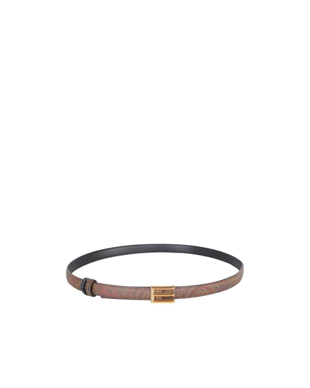 Etro Multicolor Reversible Paisley Belt