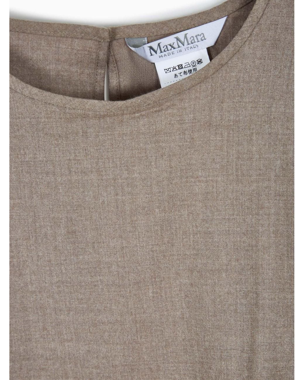 Max Mara Brown Long-Sleeved Top