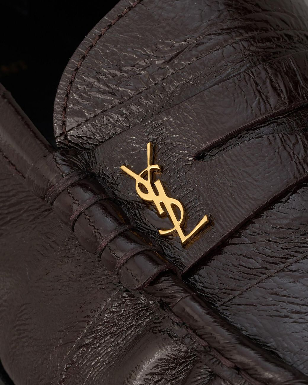 Saint Laurent Black Le Loafer Round-Toe Loafers