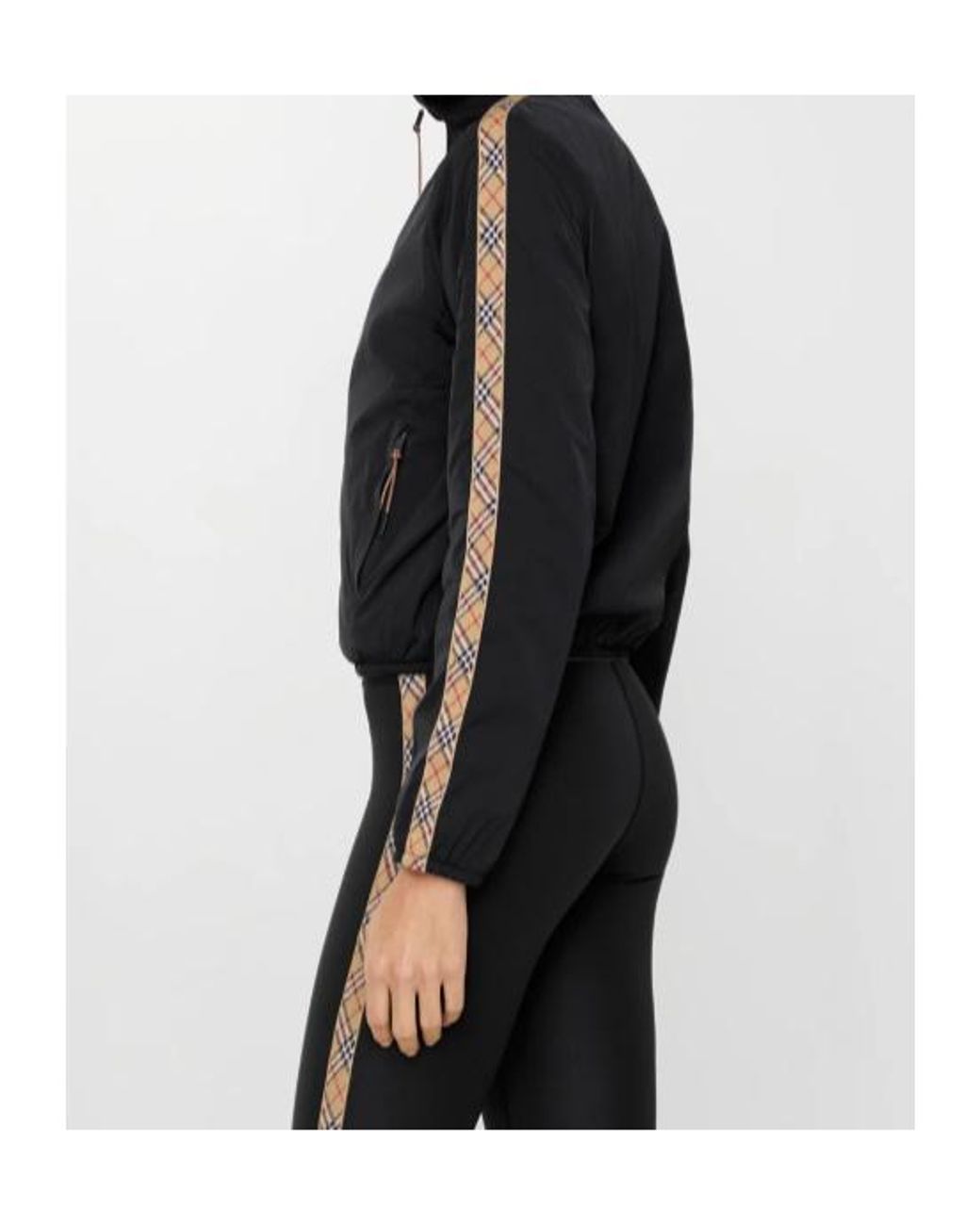 Burberry Black Reversible Stretch Jacket