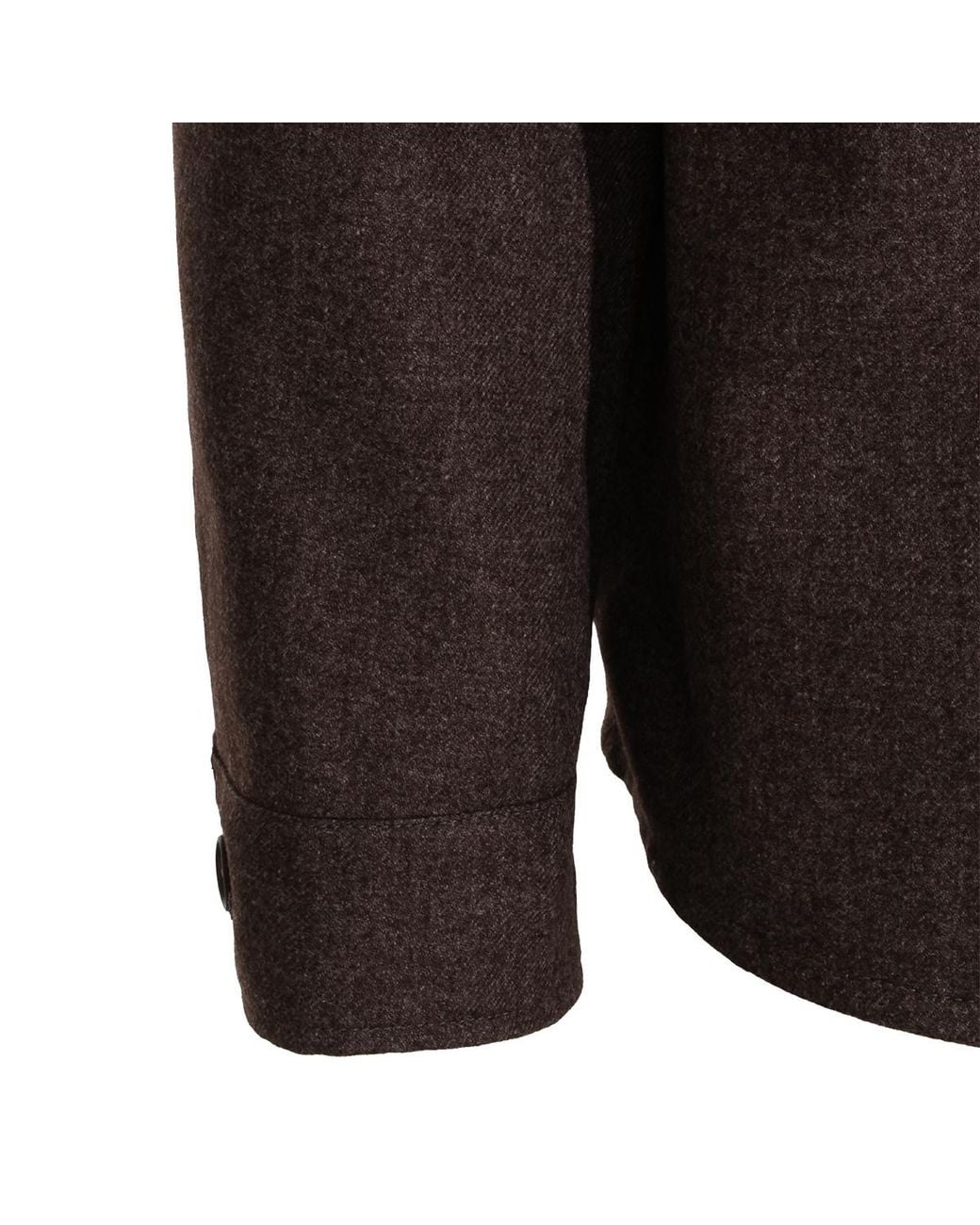 Eleventy Brown Flap-Pocket Shirt Jacket for men